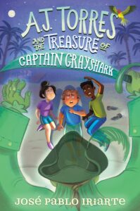 cover for AJ Torres and the Treasure of Captain Grayshark